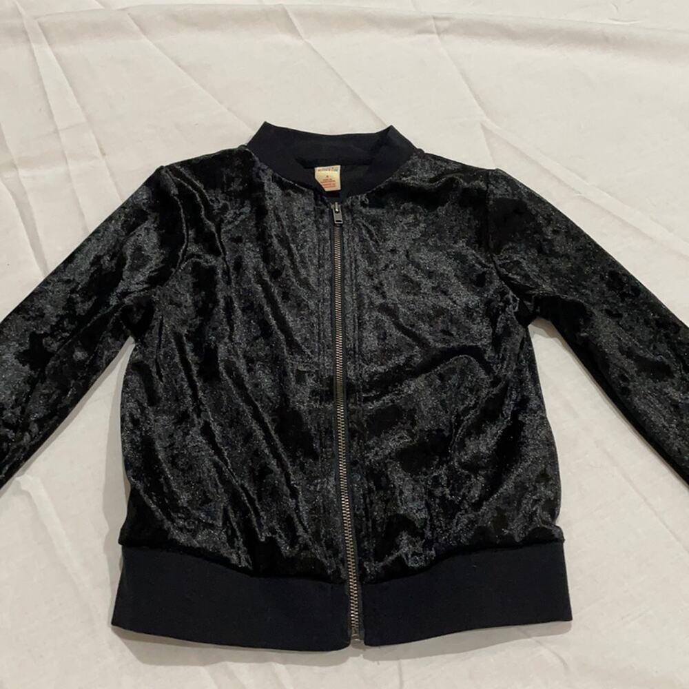 Harper canyon 4 black lightweight bomber euc